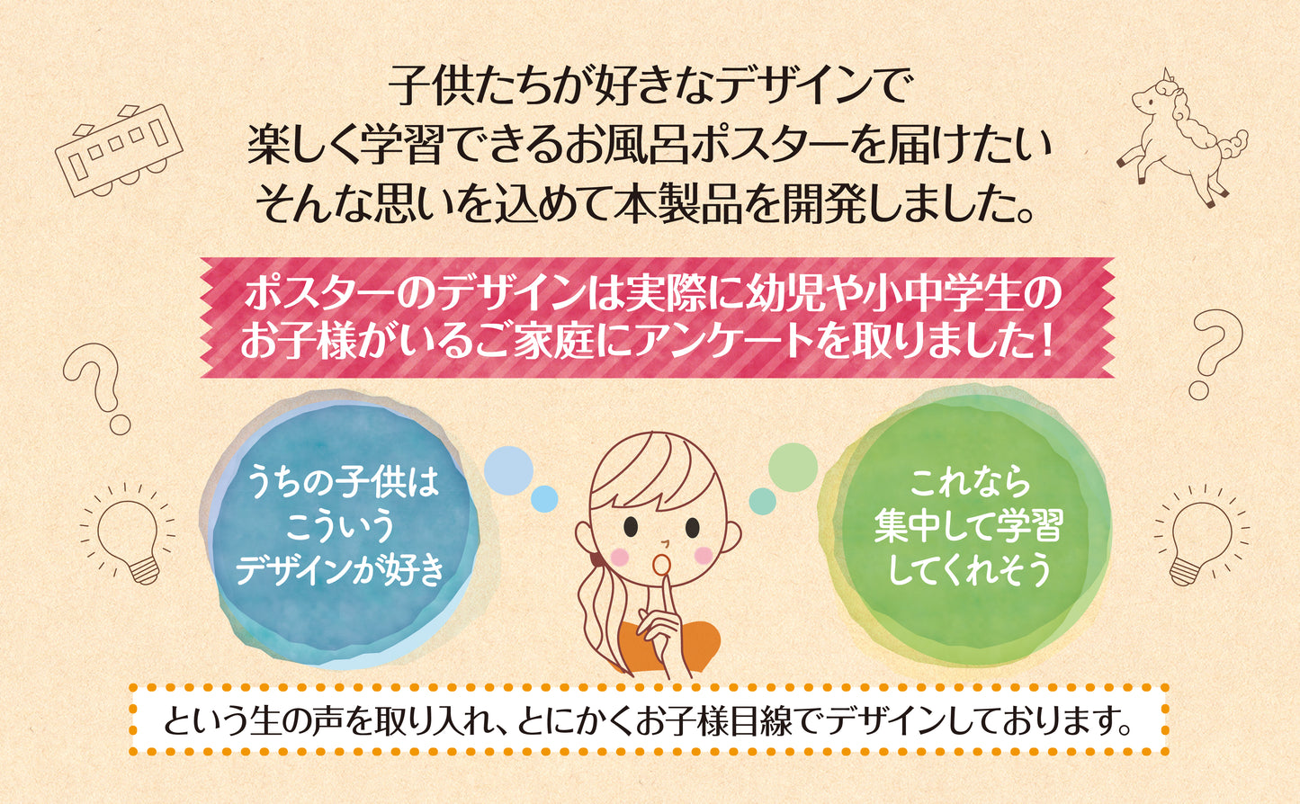 ひらがな&カタカナ&アルファベット お風呂ポスター 4枚セット 銀河鉄道デザイン