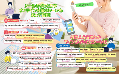 カンタン日常英会話フレーズ集 大人も学べるお風呂ポスター 3枚セット